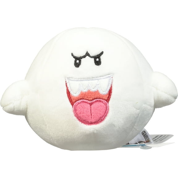 TOMY Club Mocchi-Mocchi Super Mario Mini Plush Characters 4-Inch (Boo)