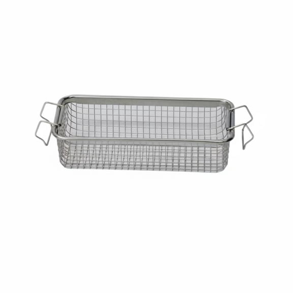 Abbraccia Ultrasonic Basket Cleaner Stainless Steel Tray Electropolished Rust Resistant Design for Jewelers Watchmakers Hobbyists