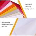 thumbnail image 6 of 19Pcs 8.3x11.8 Mixed Color Velvet Fabric Sticky Back Adhesive Back Sheets A4 Self-Adhesive Velvet Fabric Sheet Water Resistant, 6 of 9