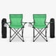 thumbnail image 1 of Sillas Plegables para Camping Pesca Playa y Exteriores de Lona Impermebale con Porta Vaso Ligera - Sillas para Exterior Ergonomica con Estructura de Acero y Funda Transportadora Set 2 Sillas, 1 of 7