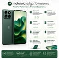 thumbnail image 3 of Motorola Moto Edge 70 Fusion 5G Dual-Sim 256GB ROM 8GB RAM GSM Unlocked - Green, 3 of 5