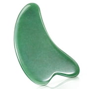 Niceauty Massaging Board Aventurine Jade Scraping Massage Tool for SPA Acupuncture Therapy Trigger Point Treatment