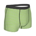 thumbnail image 3 of Bingfone Green Gingham Men'S Underwear - Casual Stretch Boxer Briefs-Xx-Large, 3 of 9