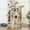 Beige, variant on Amolife 68" X-Large Cat Tree and Tower for Indoor Cats, Condo House with Scratching Board & Thick Posts, Dark Blue
