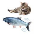 thumbnail image 1 of Graflsoa Rechargeable Electric Cat Toy Fish with Built-in Catnip, Realistic Simulation Design for Endless Feline Fun, Soft Velvet Material, USB Charging, 30-Minute Playtime, 1 of 7