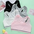 thumbnail image 4 of Girls Bra Training Bras Cotton Bralette Stretch Seamless Sports Brasfor Girls Sports Seamless Bra Design (7-12Y), 4 of 5