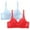 Blue+Red, variant on XFLWAM Women's Lace Bra Non Padded Underwire Unlined Bra Full Coverage Plus Size Lace Bralette 2 Packs
