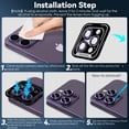 thumbnail image 5 of Smasener for iPhone 14 Pro Max (6.7 inch)/ iPhone 14 Pro (6.1 inch) Camera Lens Protector,Anti Scrach HD Tempered Metal Glass Camera Screen Protector Shockproof Cover Film, 5 of 6