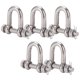 thumbnail image 5 of Paquete de 5 Sujetadores de Anillo en D Cargador de 100 Kg Anillo de Amarre de Anclaje de Anillos en D Sujetador de Gancho INOX Se Utiliza para Remolcar Pesos Pesados ANGGREK Otros, 5 of 8