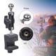 thumbnail image 2 of 360 Degree Rotating Metal Clamp Base With Double 1/4 Screw Mounts For Photography Tablet Holders Camera Tripod Lights, 2 of 4