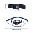 thumbnail image 2 of Unique Bargains ESD Anti Static Wrist Strap 6ft PU Adjustable Antistatic Bracelet Set Wired Computer Electronics Repair Blue, 2 of 5