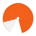 thumbnail image 2 of KLL Orange Scales Christmas Tree Skirt 36" ,Party Decorations Farmhouse for Christmas Decorations Holiday Party, 2 of 6
