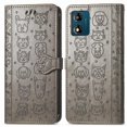 thumbnail image 1 of Funda Cartera FOXDOCK para MOTO E13 , Flip PU con Relieve de Gatos y Perros, Tarjetero y Soporte, 1 of 6