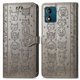 thumbnail image 1 of Funda Cartera FOXDOCK para MOTO E13 , Flip PU con Relieve de Gatos y Perros, Tarjetero y Soporte, 1 of 6