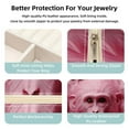 thumbnail image 3 of Pink Monkey Travel Portable Square Decorative Box Jewelry Stand: All-in-One Earring Holder, Ring Keeper, Necklace & Bracelet Organizer - Storage Box for Girls and Women, 3 of 6