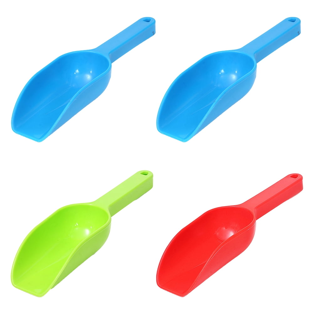 4Pcs Children Shovel Toys Plastic Shovel Toys Flat Heads Sand Shovel