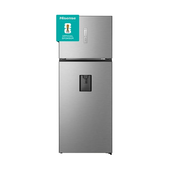 Refrigerador 16 Pies Hisense con Despachador de Agua Acero Inoxidable