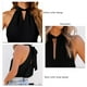 thumbnail image 5 of Camiseta sin mangas para mujer,Camiseta sin mangas con cuello halter para mujer Camiseta sin mangas con cuello halter para mujer Diseño de próxima generación, 5 of 6