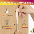 thumbnail image 4 of Tiras para colgar cuadros Summerbrite Heavy Duty XL, 25 pares, 4 of 9