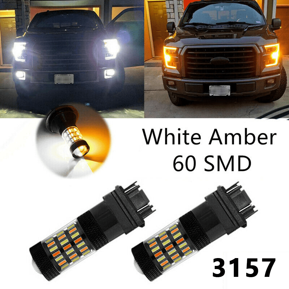Shopping now Fast Free Shipping White/Amber Switchback LED Turn Signal
