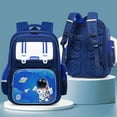 thumbnail image 2 of New England Style Schoolbag For Elementary School Students Lightweight Load Bearing Large Capacity Children's Shoulder Bag Boy Backpack Roll Top Backpack for Men Cat Carrying Backpack Water Bladder, 2 of 4