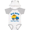thumbnail image 3 of Inktastic Dump Truck Big Bro Boys Baby Bodysuit, 3 of 5