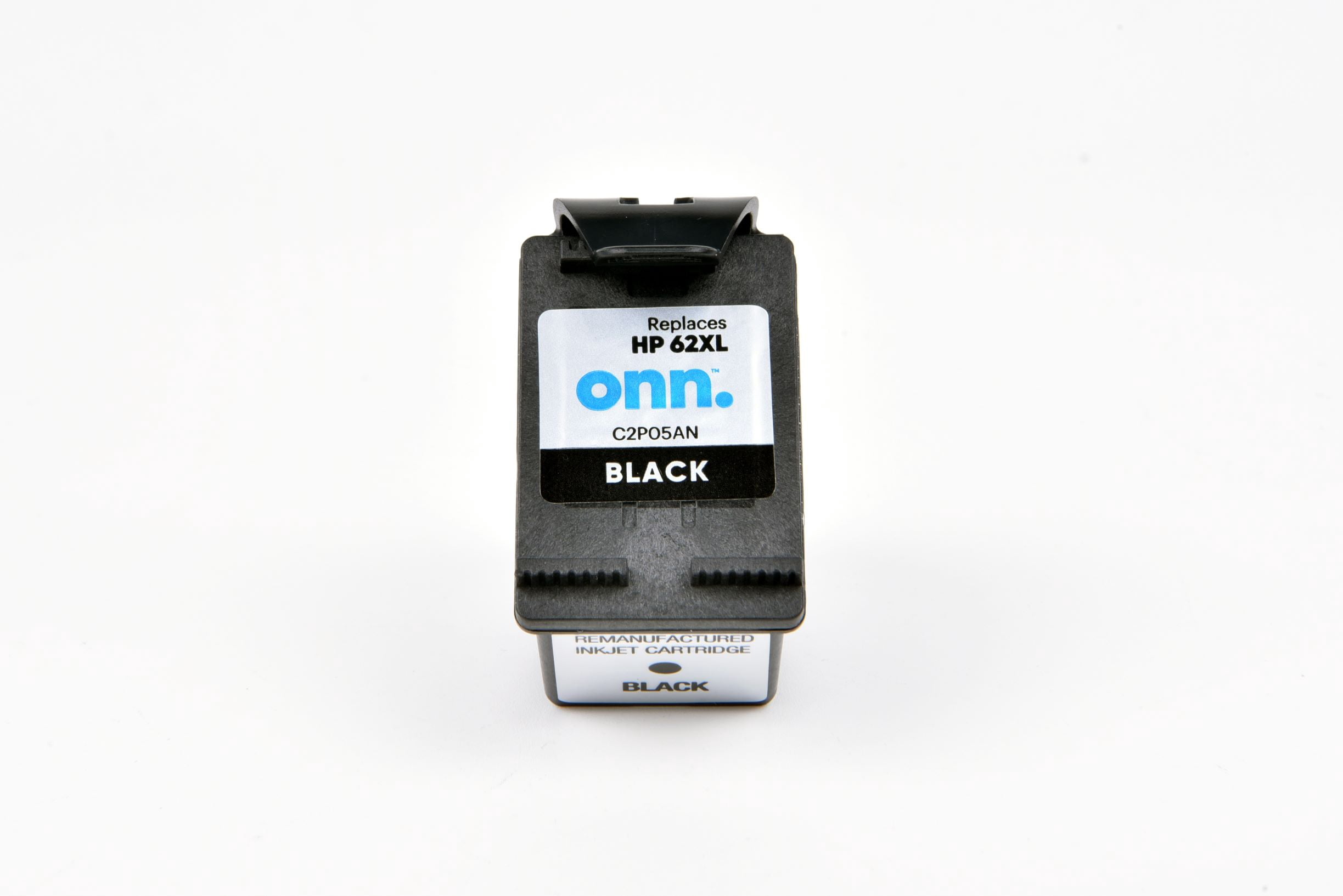 onn. Remanufactured Ink Cartridge, HP 62XL, Black