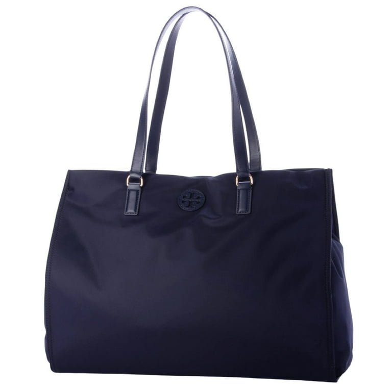 Tory Burch ネイビー トートバッグ ナイロン Tory Burch Women's Ella Large Nylon Tote Bag (Tory Navy) - Walmart.com