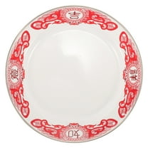 FRCOLOR Enamelware Dinner Plate Unbreakable Enamelware Dinner Serving Platter Tray