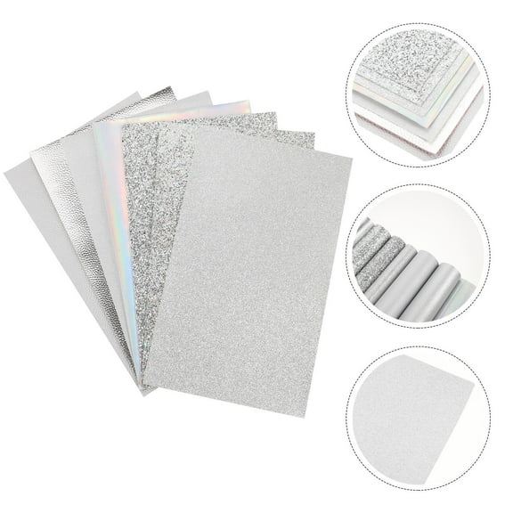 Mobutofu 7Pcs Faux Leather Sheets Assorted Color Rectangular Pu Fabric For Upholstery Craft Projects 33.00X20.00X0.10Cm