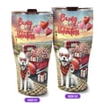 thumbnail image 2 of Be My Valentine's Bichon Frise Truck Full of Love Flower Balloon 30oz Stainless Steel Tumbler Insulated Cup with Lid Bichons Dog Lovers Gifts Idea - 02029, 2 of 5