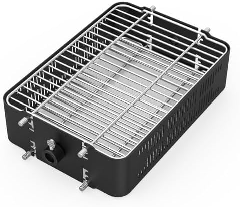 ROTO-Q 360 Cordless Rotisserie Kit w/Tumble Basket - Stainless