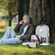 thumbnail image 5 of Backpack Set College Style Casual 3-piece, Fashionable Campus Version, Lightweight Portable, Foldable Adjustable, Durable Nylon Material, For Dorm Room, Best For Travel, Trendy Urban Style,, 5 of 9