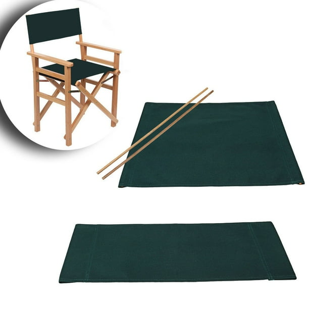 2 Pcs Canvas Chairs Covers,Casual Directors Chairs Cover Seat Protector