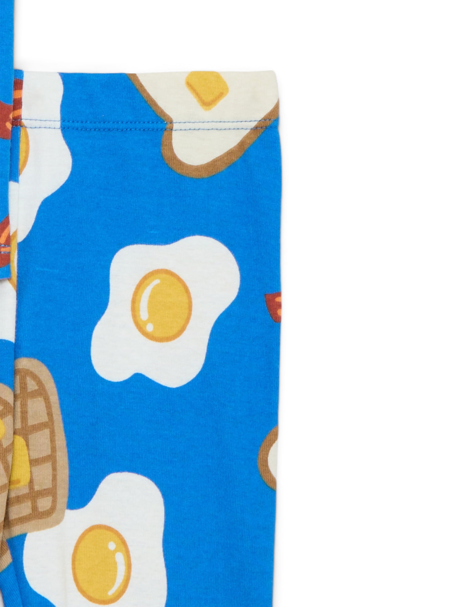 Wonder Nation Boys Cotton Snug Fit Long Sleeve Top and Pants Sleep Set, 2-Piece, Sizes 4-10