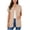 Khaki, variant on qolati Womens Short Sleeve Cardigan Spring Summer Fashion Top Casual Dressy Loose Lightweight Work Office Duster Cardigans with Pockets Black L