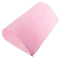 OFFIGAM Under Desk Foot Rest Tear Drop Shape Pink 1Pcs