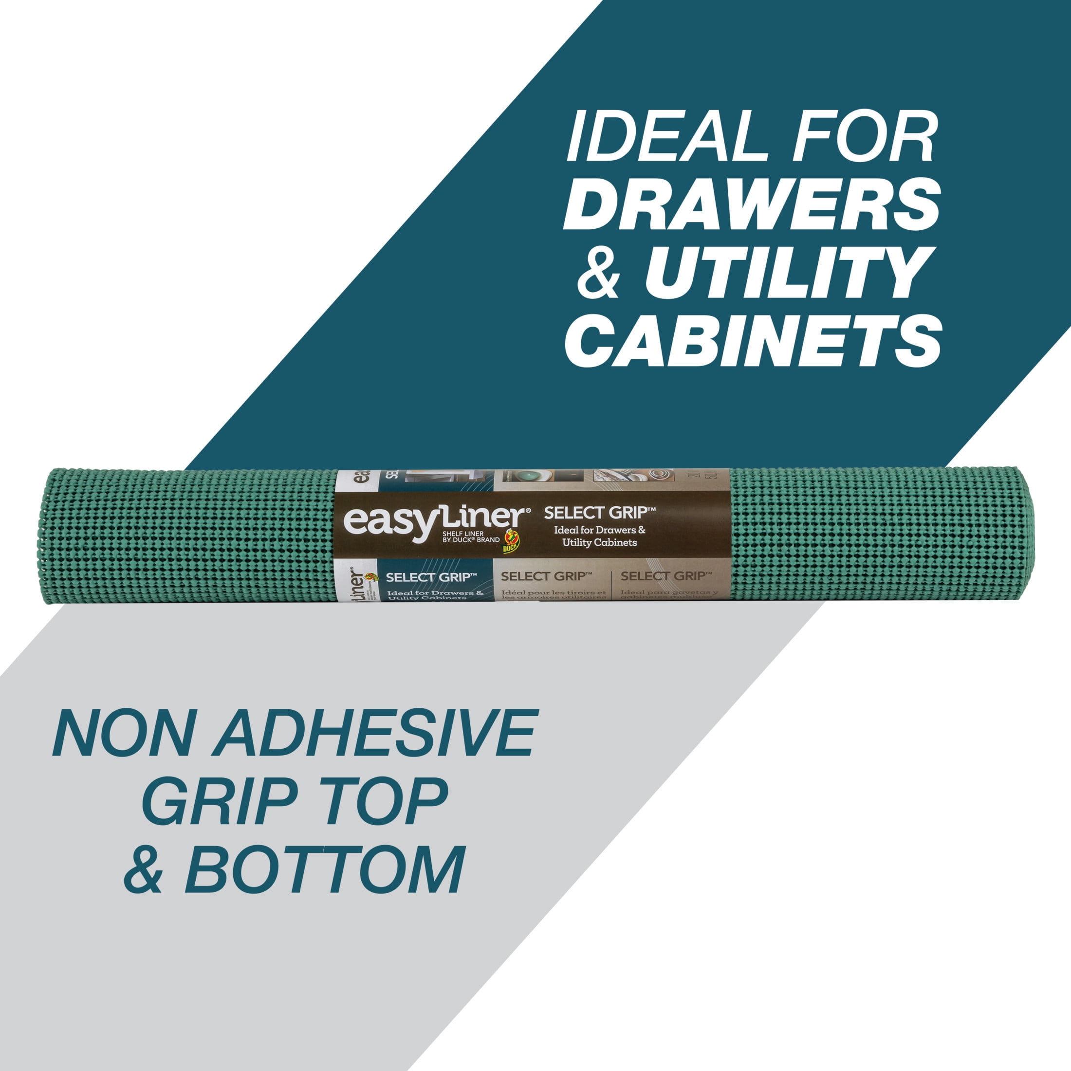 (6 pack) Select Grip EasyLiner Shelf Liner, Fern Green 20" x 6' Roll