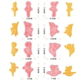 thumbnail image 5 of Ludlz 8Pcs Biscuit Mold Ballet Shapes Non Stick Heat-Resistant Fondant Paste Candy Biscuit Embossing Stencil Kitchen Supplies, 5 of 7