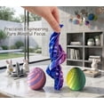 thumbnail image 6 of Twisty Fidget Egg, 2.8in 3D Printed Slippery Egg Fidget Toy, Unique Easter Basket Stuffers, Rotating Fidget Puzzle Desk Toy for Stress Relief B, 6 of 8