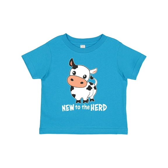 Inktastic New to the Herd Cute Cow Boys or Girls Toddler T-Shirt
