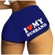 thumbnail image 1 of Pantalones Cortos para Mujeres de Cintura Alta Moda Casual Pantalones Cortos Sueltos Impresos Sexy, Cintura Elástica Cuerpos Pantalones Cortos de las Señoras, Vestir de Verano de Poliéster, 1 of 9
