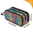 thumbnail image 4 of FORMRS Pencil Case with 3 Compartments Zipper Pouch, Elementary School Level and up, Colorful Dragon Scales Pattern, 4 of 8