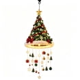 thumbnail image 3 of Christmas Hot! Christmas Tree and Santa Hat Shaped Hanging Light, Festive Holiday Decoration Light for Window Doorway Porch Yard, Durable Plastic Christmas Ornament for Home Party Decor, 3 of 6