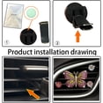 thumbnail image 5 of Lunfar Bling Butterfly Car Clip Decor Interior，Cute Car Vent Clips Dashboard Decorations, Car Accessories Air Aromatherapy Vent Clip,Car Air Freshener Vent Clips, Rhinestone Car Accessories for Girls, 5 of 5