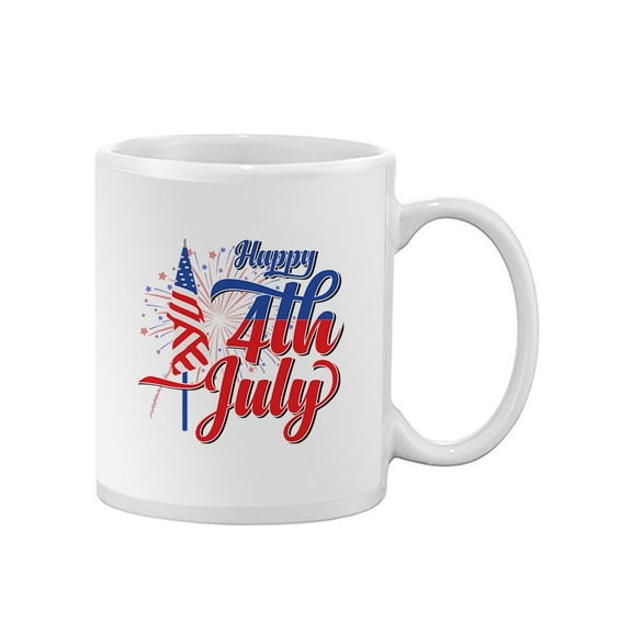 4Th July Flag Fireworks Mug - Image by Shutterstock,