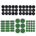 thumbnail image 2 of Billard Table Marquage Taches Billard Position Point Vert Marqueurs Autocollants pour Billard Utilisation Réparation Protéger, 2 of 7