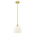 thumbnail image 2 of Innovations Lighting - White Venetian - 1 Light Stem Hung Mini Pendant In Modern, 2 of 7