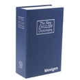 thumbnail image 2 of Diccionario Zulema combinación portátil para libros adorno para el hogar azul Libro seguro con cerradura pequeña, 2 of 7