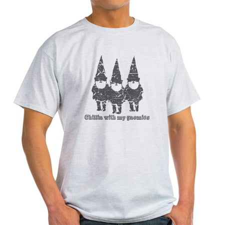 CafePress - Chillin With My Gnomies - Light T-Shirt - (Chillin On The Beach With My Best Friend Jesus Christ)